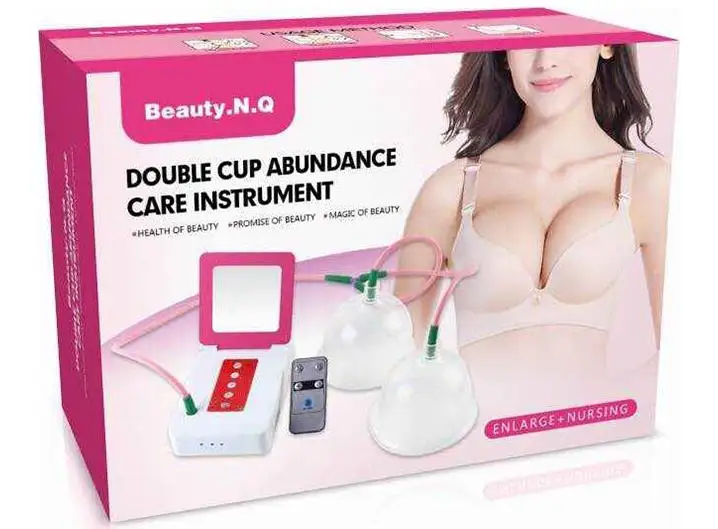 Electric Vacuum Cups Breast Enlargement Enhancer Massager Breast Enlarge Massage Chest Suction Cup Pump Bust Developer Machine