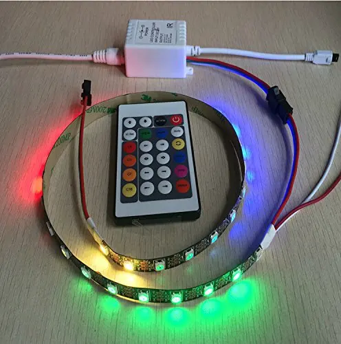 WS2801 RGB Controller 24Keys IR Remote Controller 1Year Warranty LED Controller For Strip WS2801Free Shipping