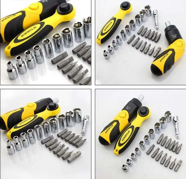 R'DEER high quality torx/phillips screws Cr-V steel 26pcs magnetic screwdriver set repair tool NO.RTH-26 freeshipping