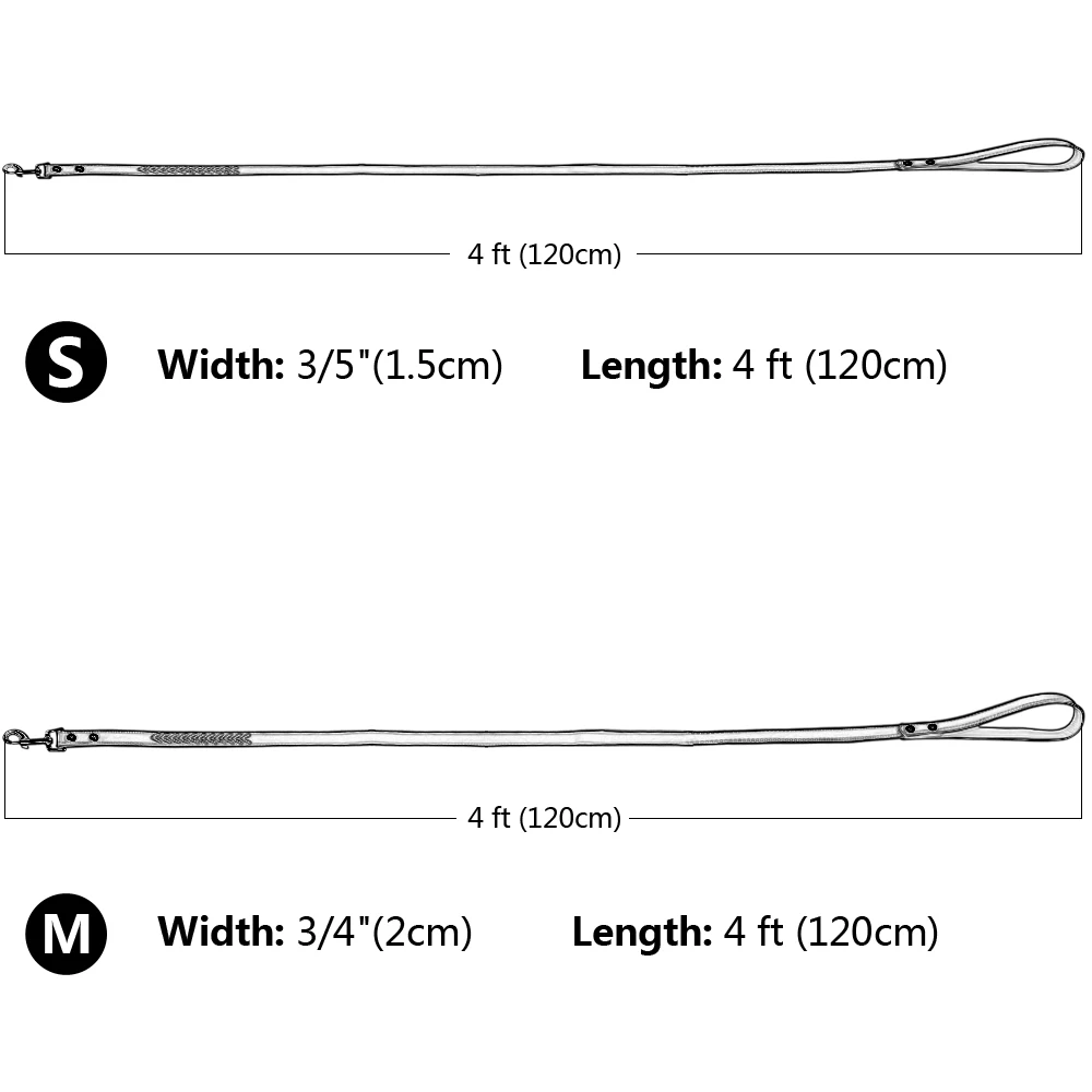 Durable Leather Dog Leash Puppy Cat Walking Leads Leashes For Small Medium Large Dogs Chihuahau Pink Blue Red hundeleine