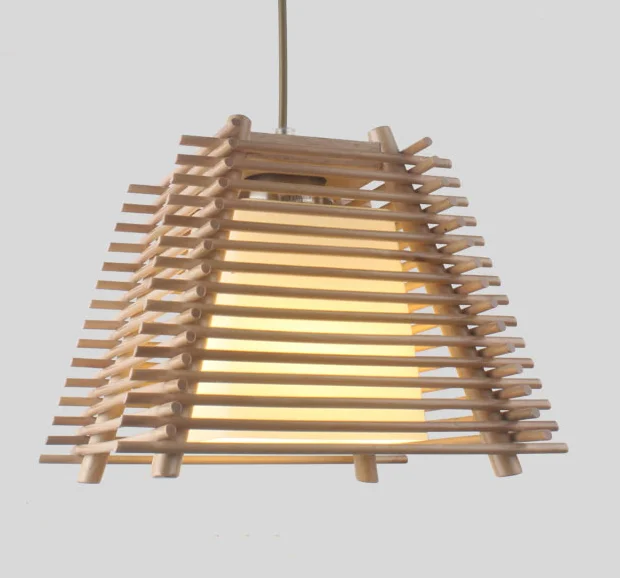 

Rustic wood art milk white glass lampshade Pendant Lights Modern fashion E27 LED lamp for porch&parlor&stairs&corridor LHDD040