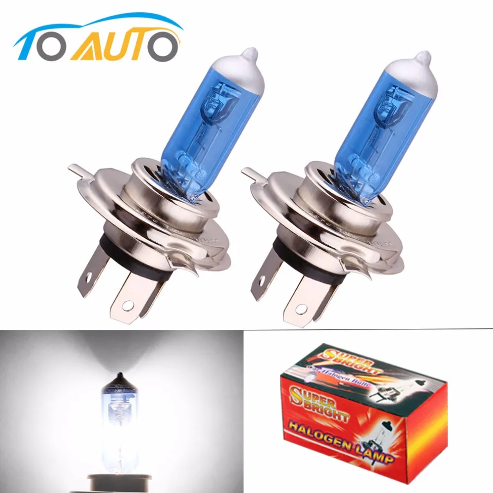 

2pcs 24V H4 100W Super Bright Fog Lights Halogen Bulb High Power Headlight Lamp Car Light Source parking Head White 100/90W