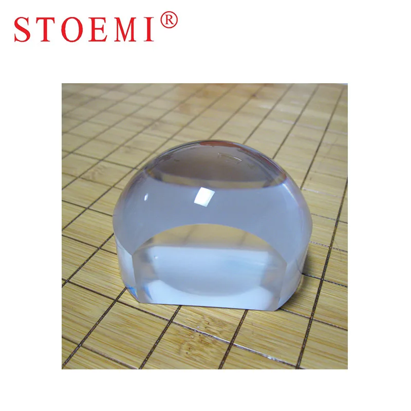 

STOEMI 6921 Cuttered Dome Magnifier Diameter 80mm Biplane Paperweight Vision Aids Magnifier for Reading Arts & Crafts