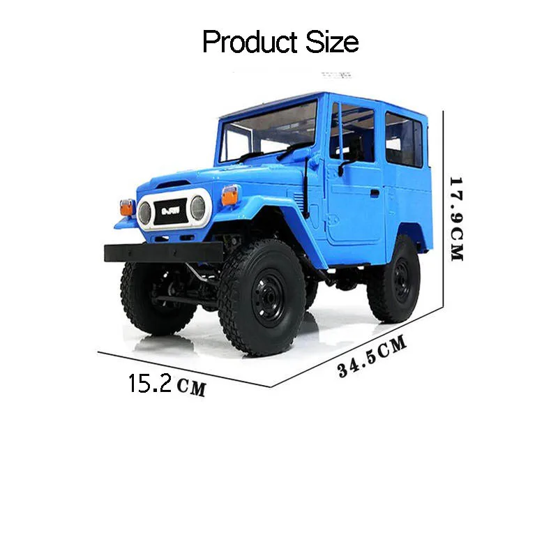 WPL C34KM RC Car 4WD 1/16 2.4G High Speed Monster Truck Remote Control Car RC Buggy Off-Road Updated Version for Xmas gift