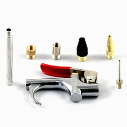 7 Pçs/set Blow Air Gun Kit 1/4 ''NPT Pistola de Ar de Limpeza de Poeira