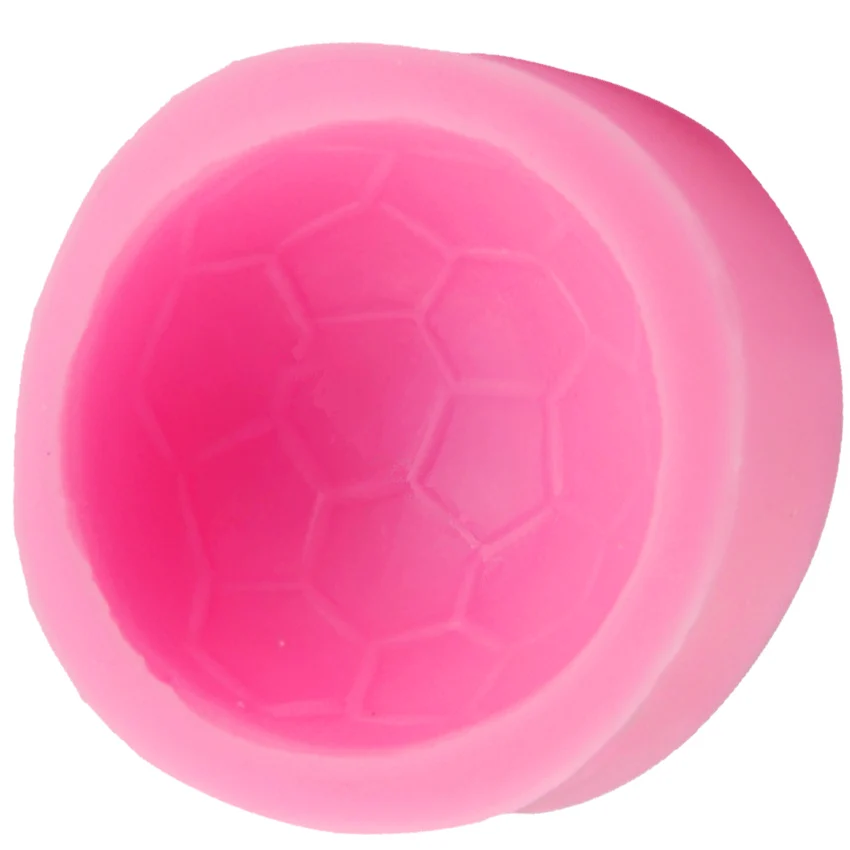 M596 1PCS Football Candle Moulds Soap Mold Kitchen-Baking Resin Silicone Form Home Decoration 3D DIY Clay Craft Wax-Making