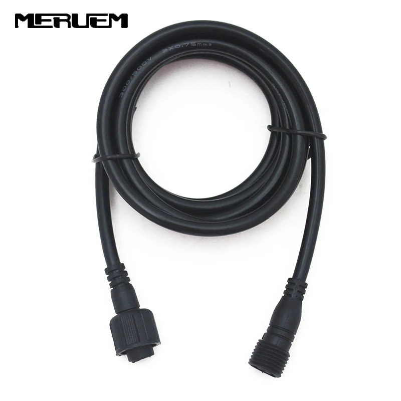 2pin/3pin/4Pin/0.75mm Square Wire DC LED Strip Light Extension Cable Connector Male Female Waterproof IP67 100cm/200cm/300cm