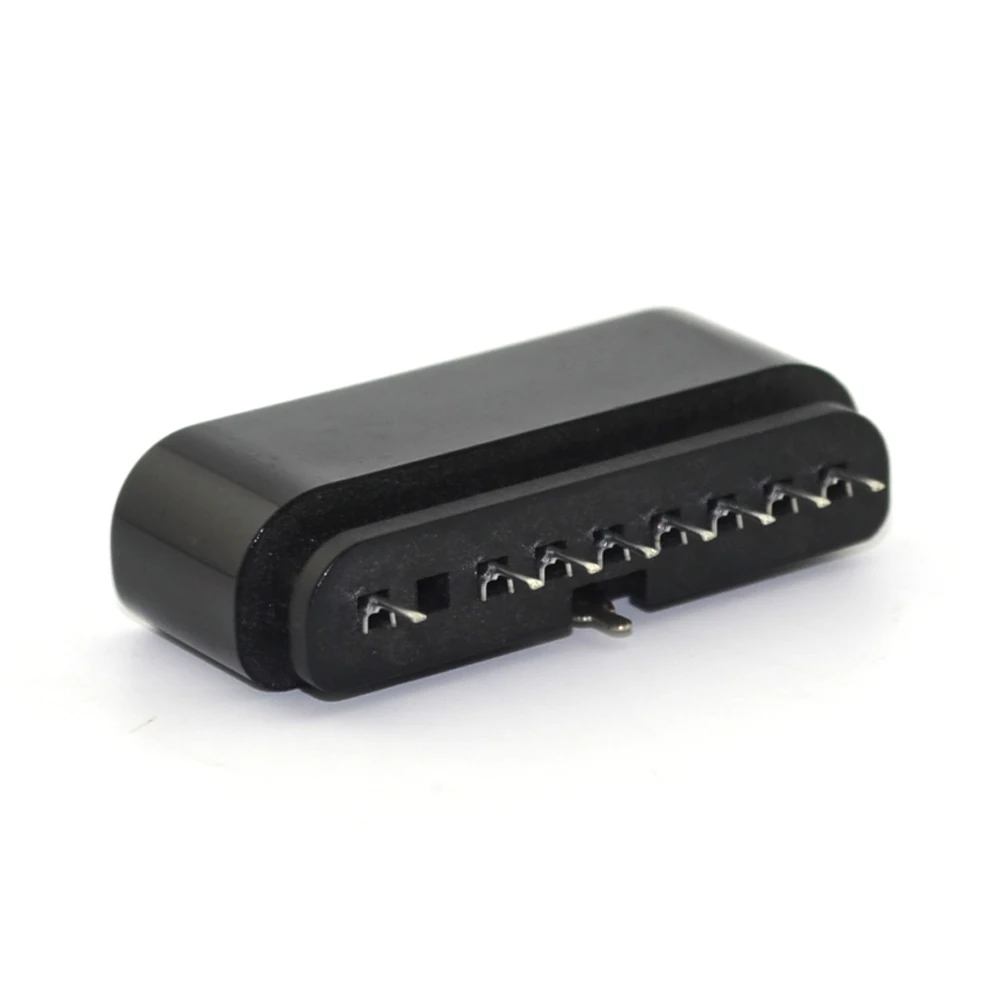 2 uds negro 9 pines 180 disgree conector hembra controlador de juego ranura para consola PS2 para accesorios playstation 2