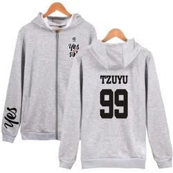 fashion Kpop Twice Harajuku Hoodie Sweatshirts men women zipper hoodies jackets casual long sleeve zip up hooded tracksuits tops