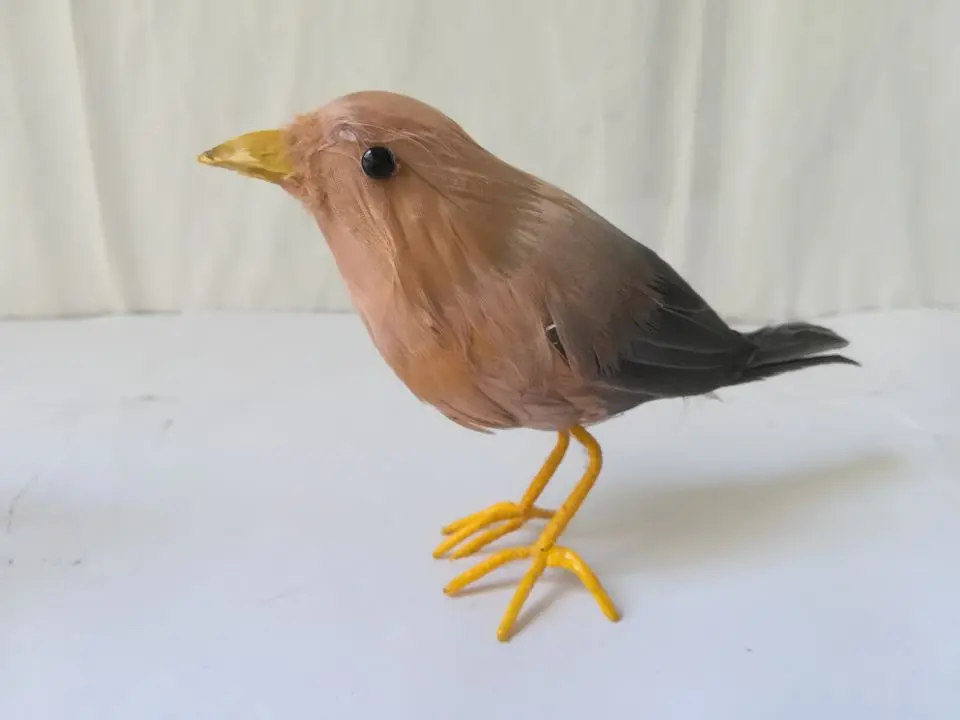 about 12cm simulation bird Troglodytes wren foam&feathers vivid bird,pastoral craft prop,home garden decoration gift s2194