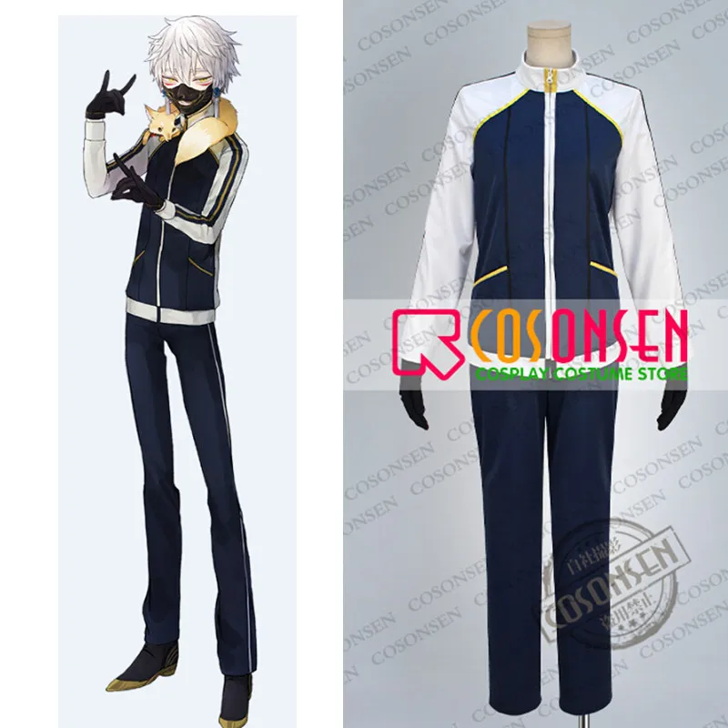 COSPLAYONSEN Webgame Touken Ranbu Nakigitsune Casual Clothing Cosplay Costume With Mask Any Size