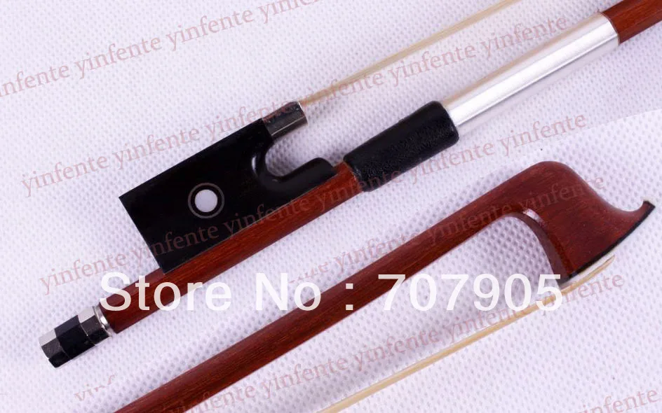 

New 4/4 Violin Bow get quality balanced Ebony Frog Silver Color Bow string