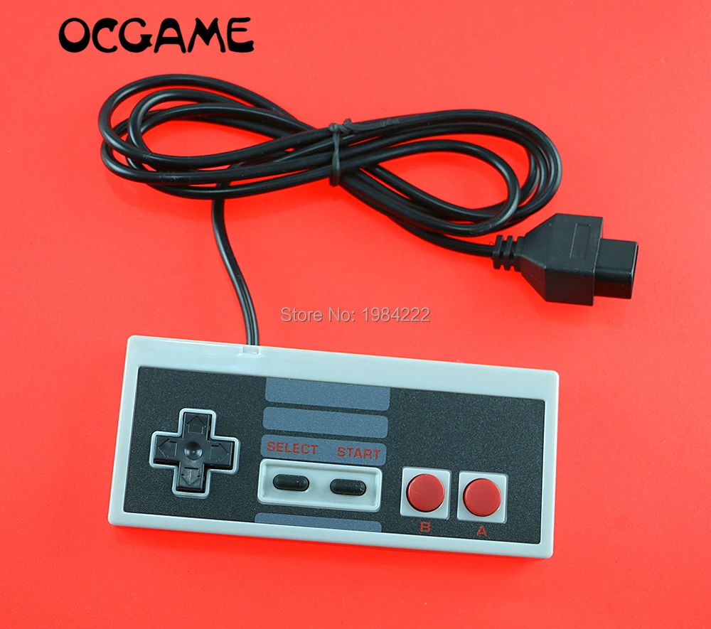 OCGAME الساخن الكلاسيكية تحكم الألعاب ألعاب جويستيك Joypad ل NES NTSC نظام وحدة التحكم النمط الكلاسيكي 6ft 3rd الطرف 1 قطعة/الوحدة