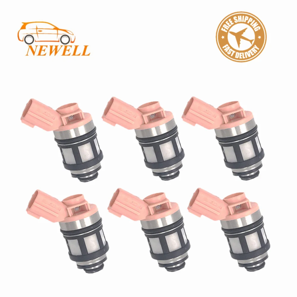 

6pcs Fuel Injector Nozzle 16600-1800 166001B000 for Nissan 3.0L 3.3L 1996-2004 16600-9S200 JS23-4 16600-9S200