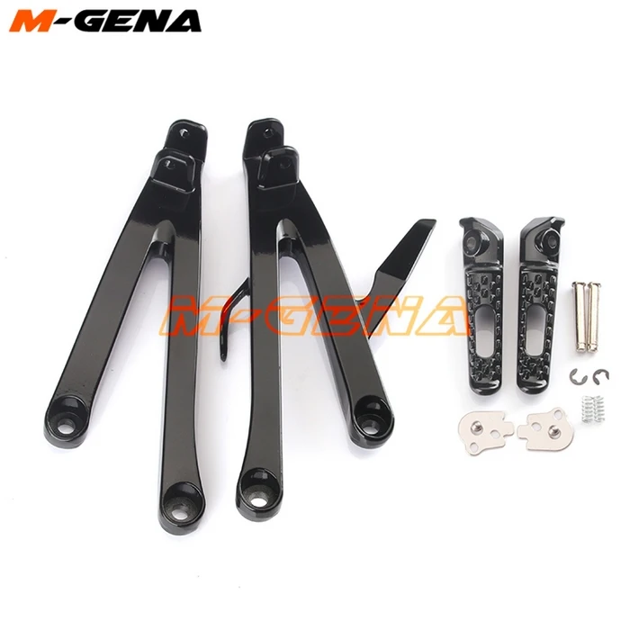 Rear footpegs Foot pegs Footrest Pedals Bracket For CBR600RR CBR 600RR 600 RR F5 07 08 09 10 11 12 13 14 2007-2014