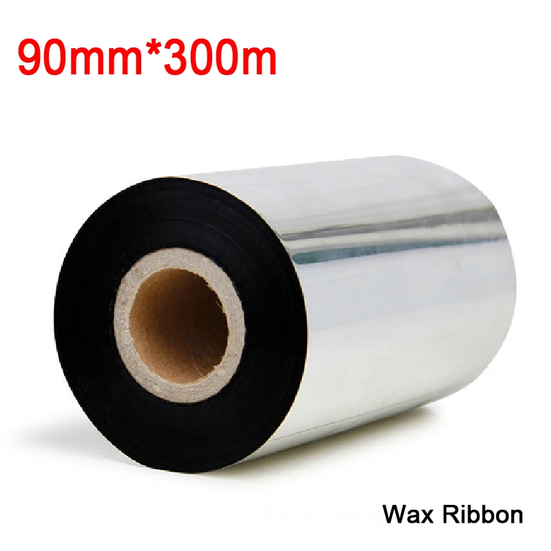 

3.54 inch *984.5ft (90mm*300M)wax Ribbon for Label and barcode printer.