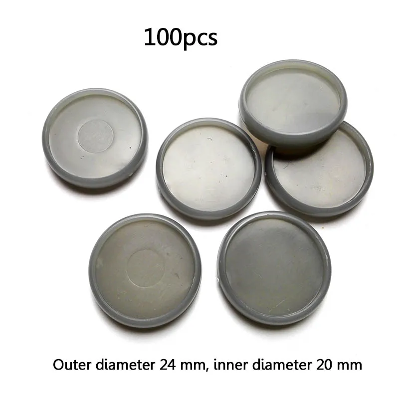 100Pcs Bunte Lose Buch Bindung Disc Schwarz Kunststoff Runde Schnalle Circa Rolle Pilz Buch Bindung Disc Runde Büro Liefert