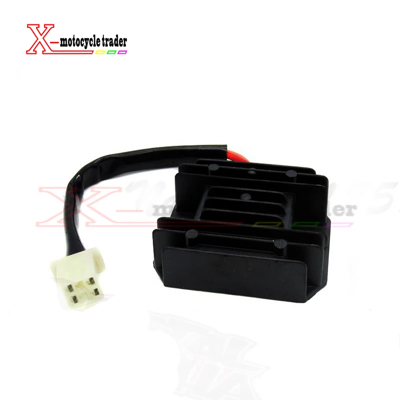 AC 12V 4 /5Pins Wires Voltage Regulator Rectifier GY6 CG CB 150cc 200cc 250cc ATV Quad Moped Scooter Buggy Motorcycle Motorbike