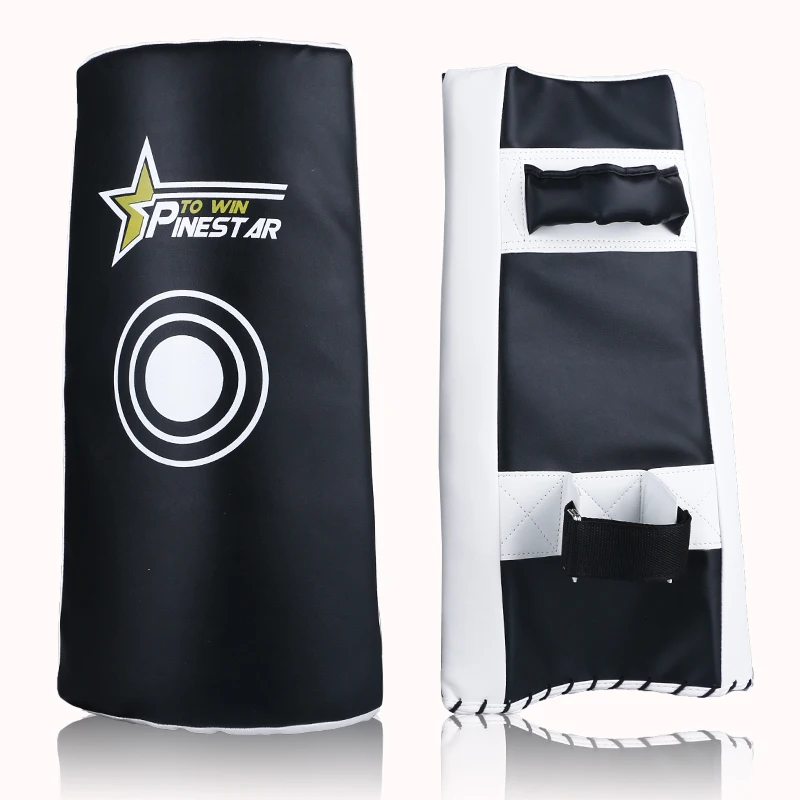 High quality martial arts arm pad Kangrui taekwondo karate kick boxing curved foot target armguards flanchard arc hand-target