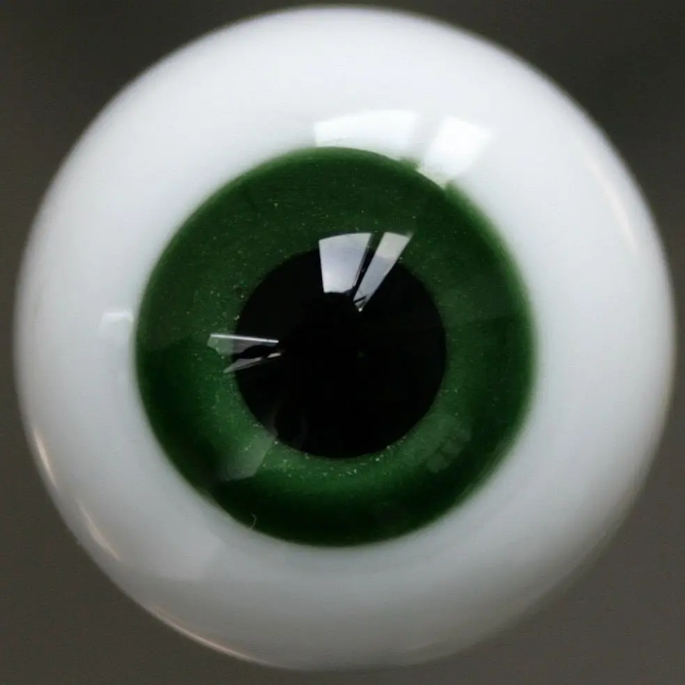 Wamami-Yeux verts en verre, tenue pour BJD Butter Races, 6mm, 8mm, 10mm, 12mm, 14mm, 16mm, 18mm, 20mm, 22mm, 24mm