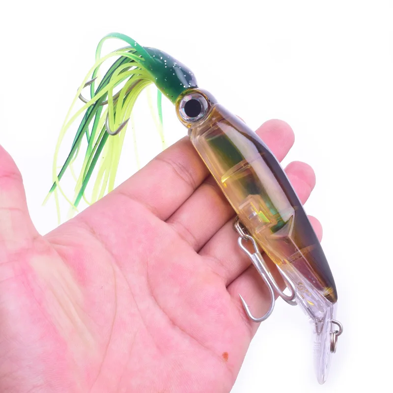 Señuelo Pulpo 23 cm 44g – Anzuelo de acero al carbono - imagen 3
