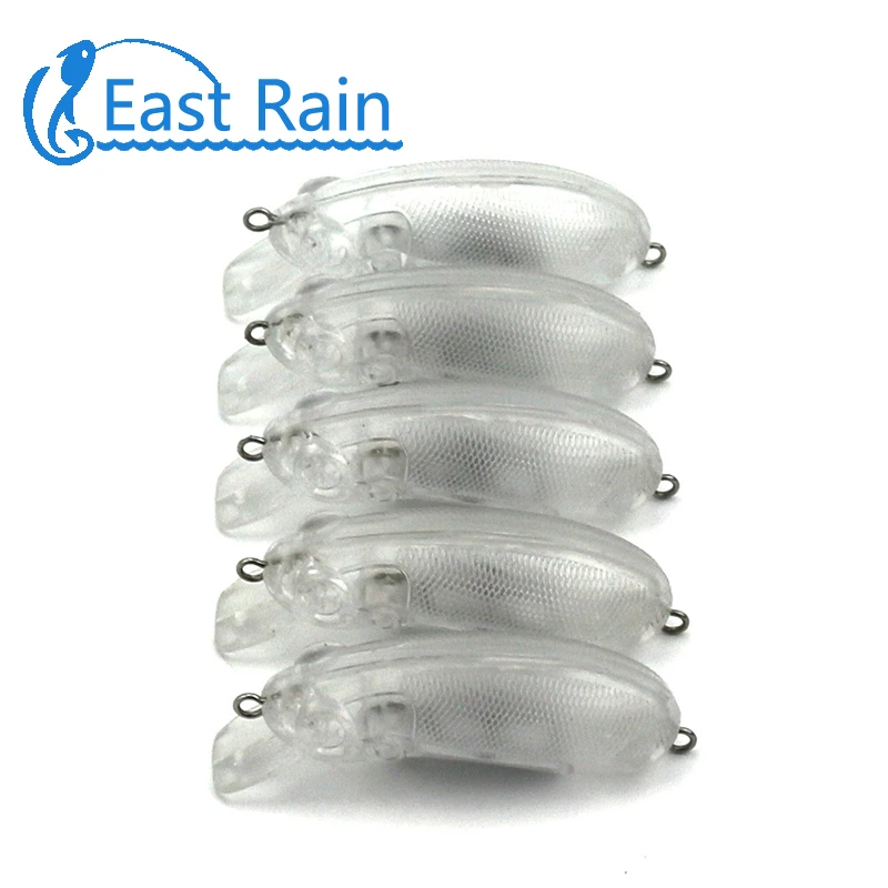 East Rain 6cm/8.8g DIY Blanks Artifical Mini Crankbaits Hard Bait Wobbler Spinner Lure Carp Fishing