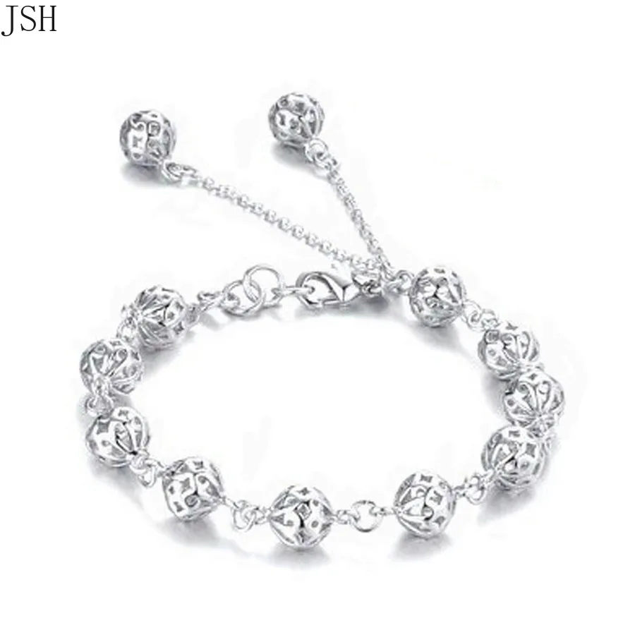 Beautiful bracelet noble top pretty fashion Wedding Party Silver cute fox lady nice Ball women bracelet jewelry LH014