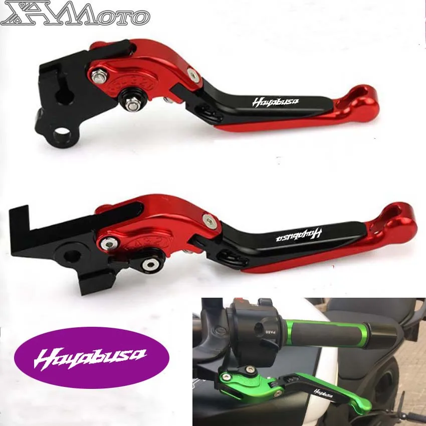 With Logo CNC Motorcycle Brake Clutch Levers For Suzuki HAYABUSA/GSXR1300 GSXR 1300 2008 2009 2010 2011 2012 2013 2014 2015 2016