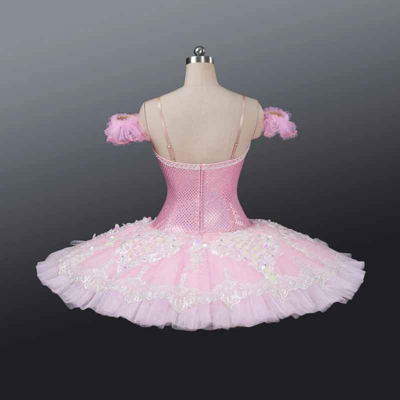 Pink Professional Classical Platter Ballet Tutu for YAGP Competition Sugar Plum Fairy Dress BT881