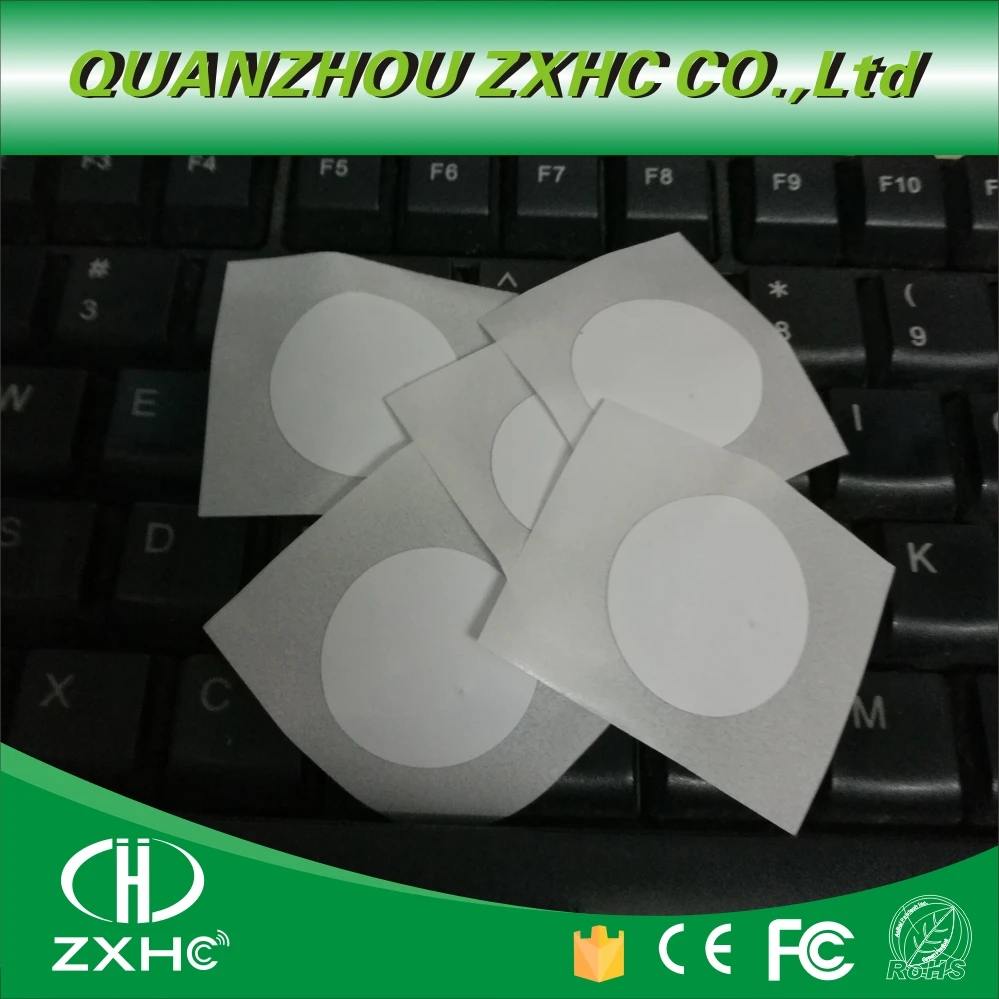 (10PCS/LOT)25mm NFC 1K F08 Tag Stickers 13.56Mhz ISO14443A RFID Label Smart Keytag Card