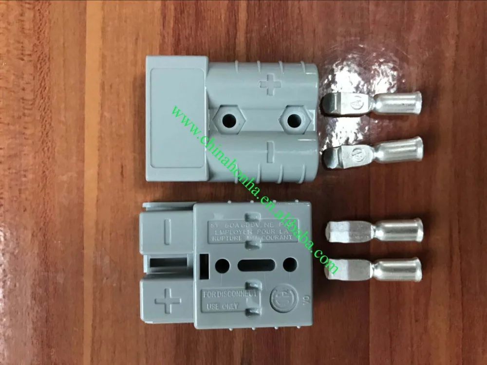 10pcs/lot SMH power connectors& battery plugs 2 pin stainless steel wire connector 50 175 350 AMP 600V