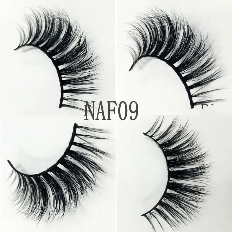 IN USA 40pairs 3D Nerz Haar Wimpern Natürliche/Dicken Langen Wimpern Wispy Make-Up Schönheit Verlängerung Werkzeuge