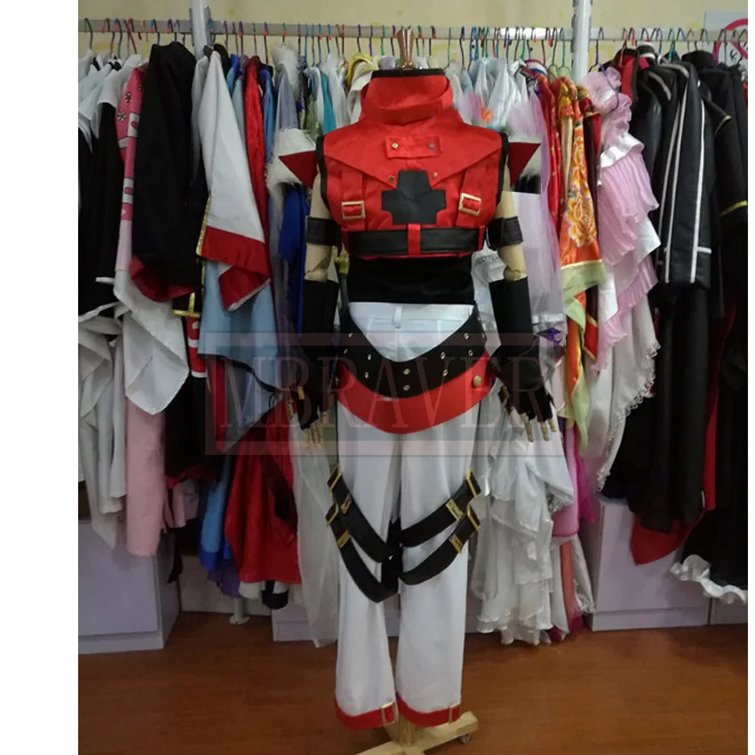 Guilty Gear Xrd Sol Badguy Cosplay Costume For Adult Halloween Custom Made Any Sizes