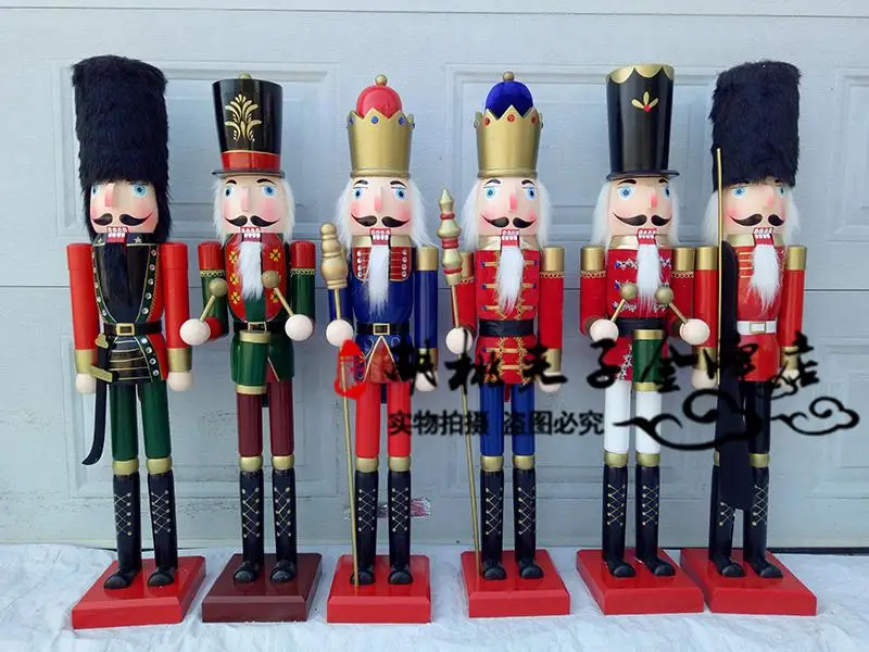 a crafts gifts England European patch 90cm Nutcracker soldiers puppet soldiers most styles  delivery entity 0.9M