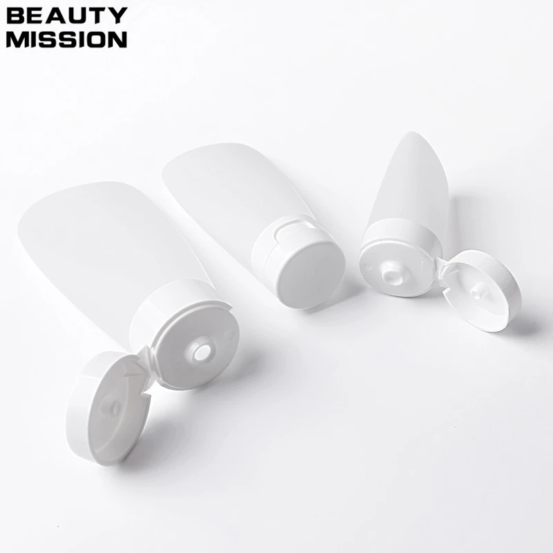 30ml / 60ml / 100ml Refillable Mini PE Bottle Traveler Skin Care Lotion Shampoo Squeeze Empty Bottle Container Bathroom