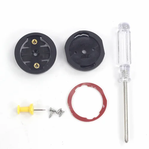 Imagen 2 del producto TRIGO-Kit de insertos de montaje para ordenador, reemplazo de cubierta giratoria trasera para ordenadores Garmin Wahoo, piezas de repuesto giratorias
