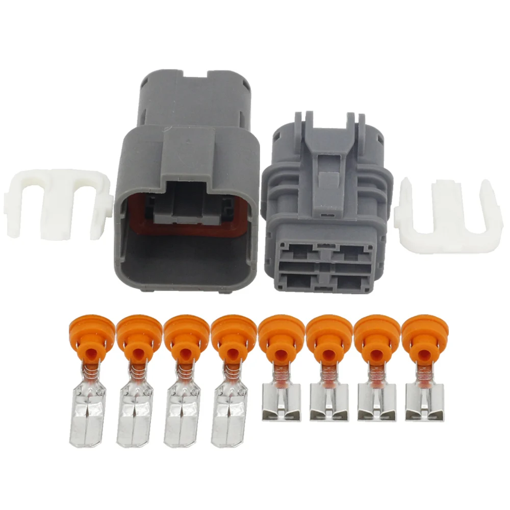 

4 Pin Car Oxygen Sensor Waterproof Connector with Terminal 7222–6244–40 & 7123-6244-40, DJ70453A-6.3-11/21 4P