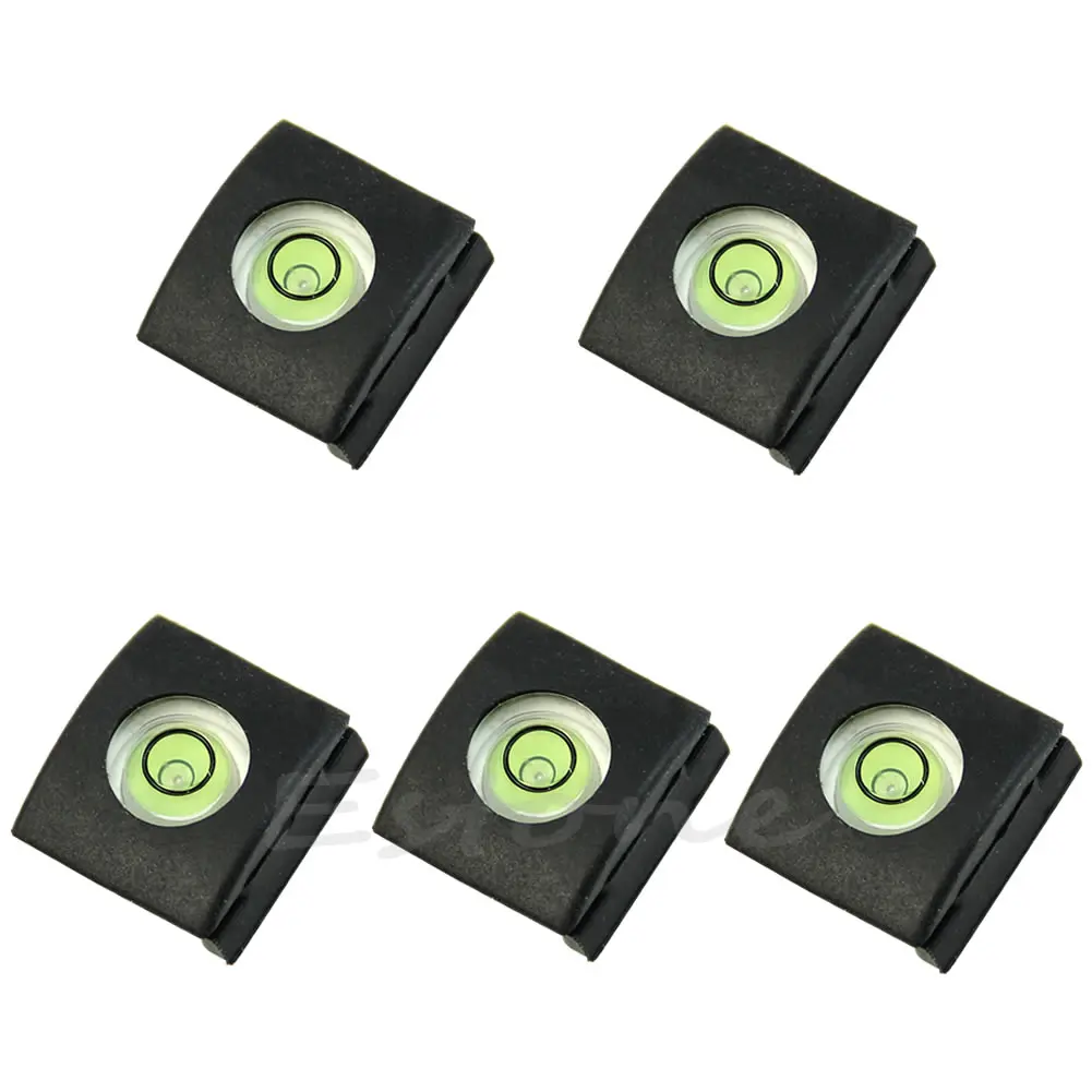 5pc Camera   Shoe Bubble Spirit Level Cover Cap For Canon Nikon Pentax Olympus