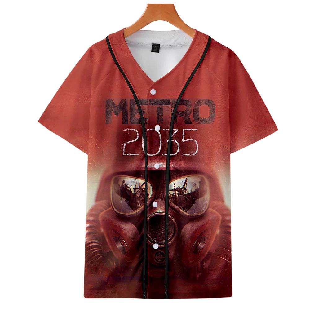 Metro Exodus 3D Printed Baseball T-shirts Women/Men Fashion Summer Short Sleeve Tshirts 2019 Hot Sale Casual Streetwear T Shirt