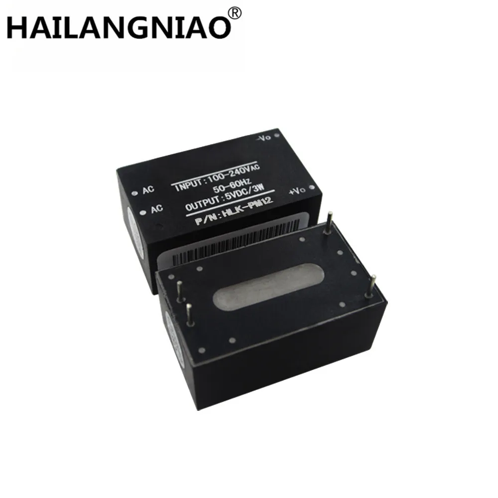 Imagem -03 - Mini Módulo de Alimentação Interruptor Doméstico Inteligente Hlk-pm01 Hlk-pm03 Hlk-pm12 Ac-dc 220v a 5v 3.3v 12v Hlk5m05 10 Pcs