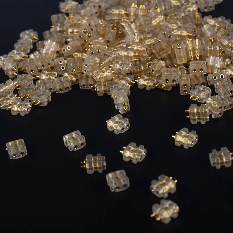 2 ชิ้น 0.75 \ 78 เข็มซ็อกเก็ต ue tf10 QDC custom diy หูฟังซ่อมซ็อกเก็ตแบนหญิง