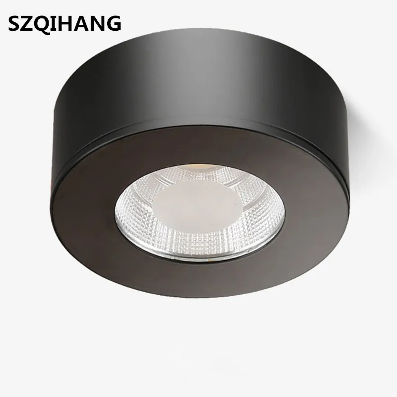 4pcs/lot Surface Mounted LED Downlights 5W 7W  LED Ceiling Down Lamp Kitchen Bathroom LED COB Downlights Lamp AC85-265V