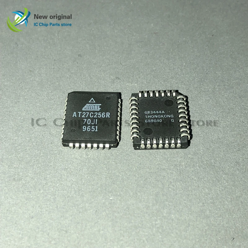 AT27C256R-70JI (10pieces) Free Shipping AT27C256R PLCC32 Original Integrated IC Chip In Stock