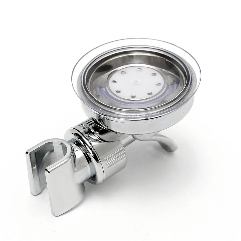 MTSPACE Shower Mounting Brackets Bathroom Adjustable Shower Head Holder Rack Bracket Suction Cup Wall Mounted Replacement Holder