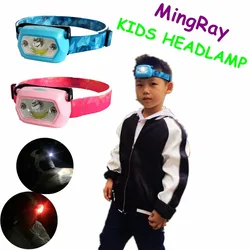 MingRay Child Novelty Headlight USB Rechargeable LED Head Lamp for Kid Camping Student Creativ Festival Gift  boy and girl