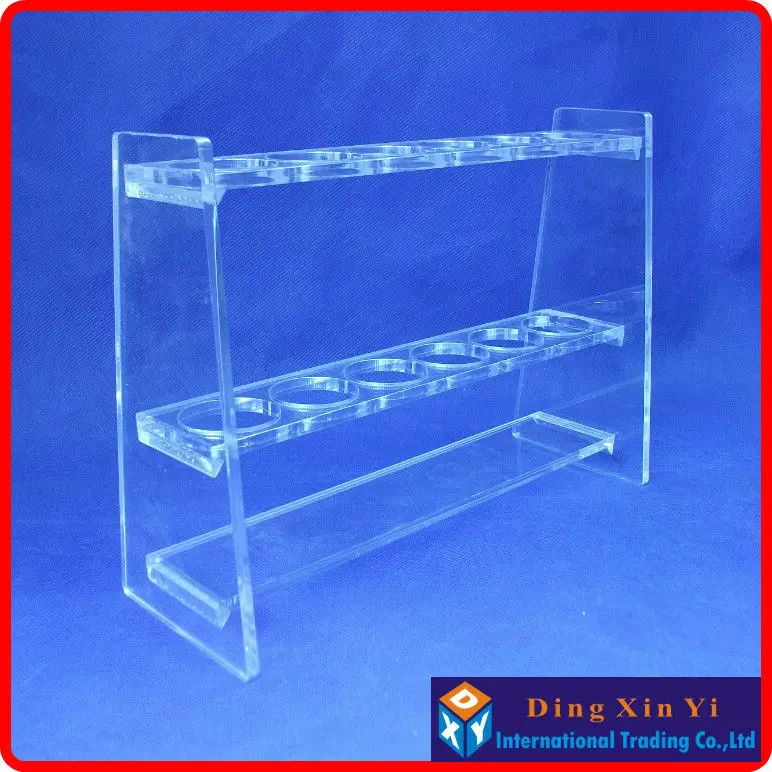 Lab 100mlx6 Organic glass colorimetric tube rack,Colorimetric Organic Glass Nessler Tube Rack,high quality