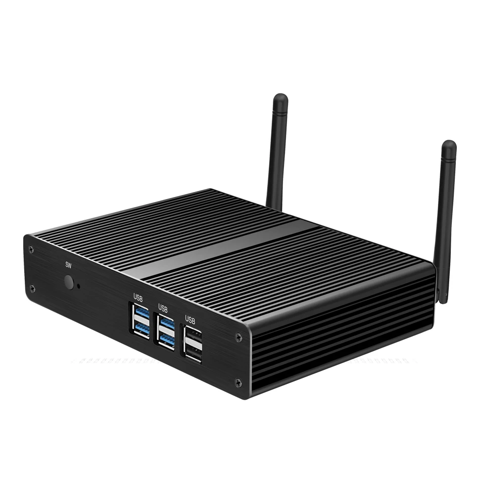 Imagem -03 - Bebepc Mini pc Fanless Intel Core I34005u hd i3 7100u I5-4200u Windows 10 Mini Computador Desktop Htpc Hdmi Desktop Mini pc