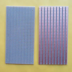 2pcs FR4 Fiberglass 5x10cm Single Side Stripboard Veroboard circuit board breadboard prototyping paper pcb platine leiterplatte