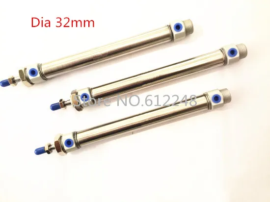 SMC Type Pneumatic Cylinder CDM2B32-100/125/150/160/175 Mini Pneumatic Double Acting