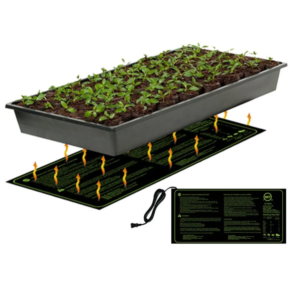 Esteira De Calor De Mudas Para Germinação De Sementes De Plantas De Flor, Propagação Clone Starter Pad, Jardim Berçário Cultivo Suprimentos, EUA Plug UE